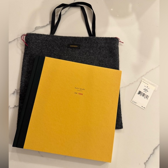 NWT - RARE Kate Spade “Contents” Book with Original Flannel Bag COLLECTORS ITEM - Picture 11 of 11